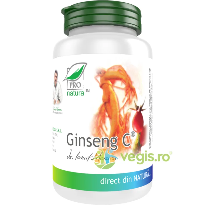 Ginseng C 60cps Medica - Pro Natura — preț și oferte