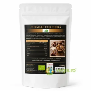 Pudra de Curmale cu Indulcitor Natural Ecologica/Bio 200g