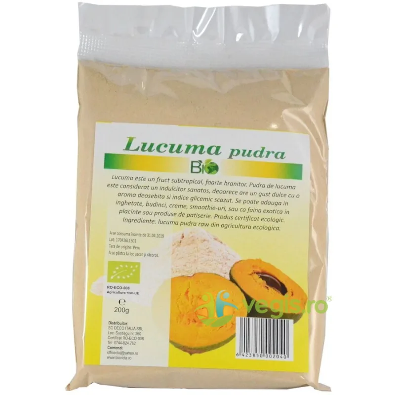 Lucuma Pudra Ecologica/Bio 200g Deco Italia — preț și oferte