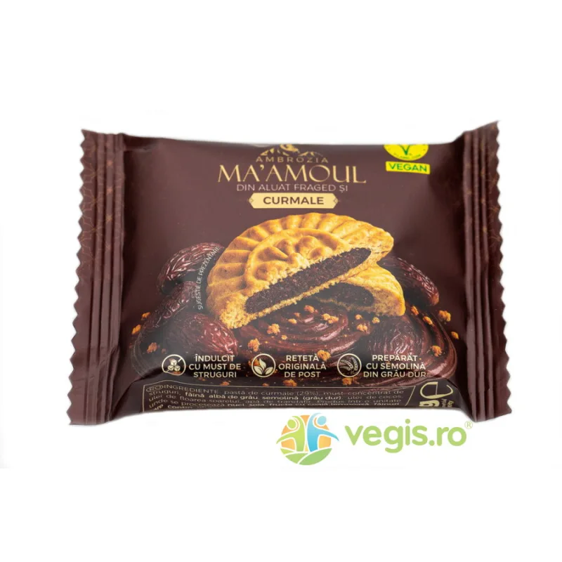 Biscuite Ma'Amoul din Aluat Fraged si Curmale 50g AMBROZIA — preț și oferte