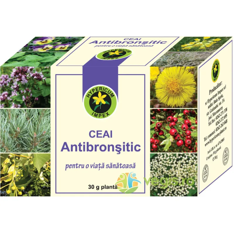 Ceai Antibronsitic 30g Hypericum — preț și oferte