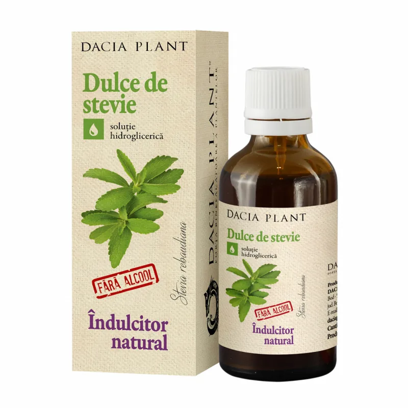 Dulce de stevie indulcitor 50ml (DaciaPl DACIA PLANT — preț și oferte