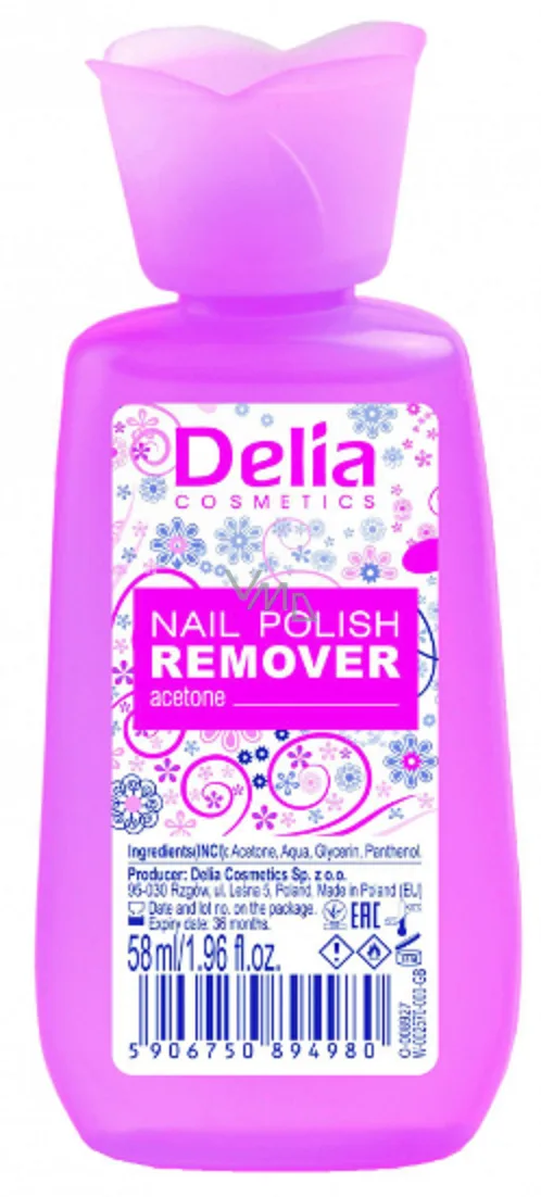 Dizolvant cu acetona, 58ml, Delia Cosmetics — preț și oferte