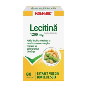 Lecitina 1200 mg, 80 capsule, Walmark
