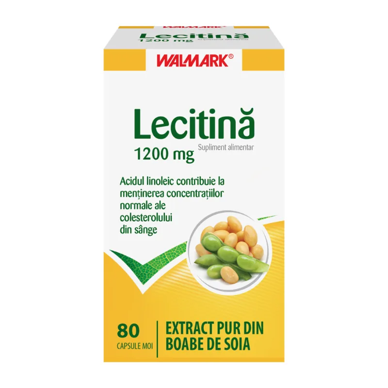 Lecitina 1200 mg, 80 capsule, Walmark — preț și oferte