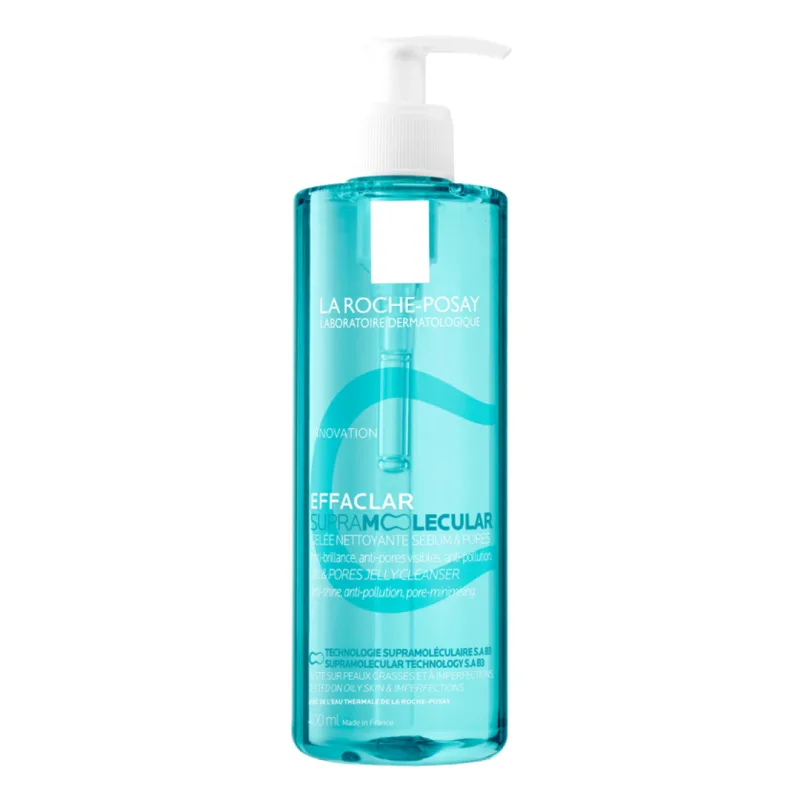 Gel de curatare pentru exces de sebum si pori vizibili Effaclar Supramolecular, 400 ml, La Roche-Posay — preț și oferte