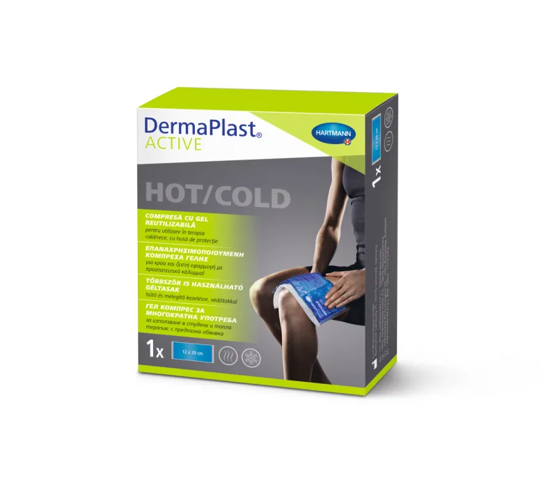 Compresa cu gel reutilizabila pentru terapia cald/rece 12x29cm Dermaplast, 1 bucata, Hartmann — preț și oferte