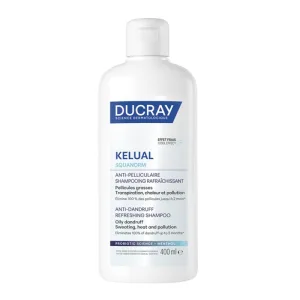 Sampon pentru matreata grasa cu efect racoritor Kelual Squanorm, 400 ml, Ducray
