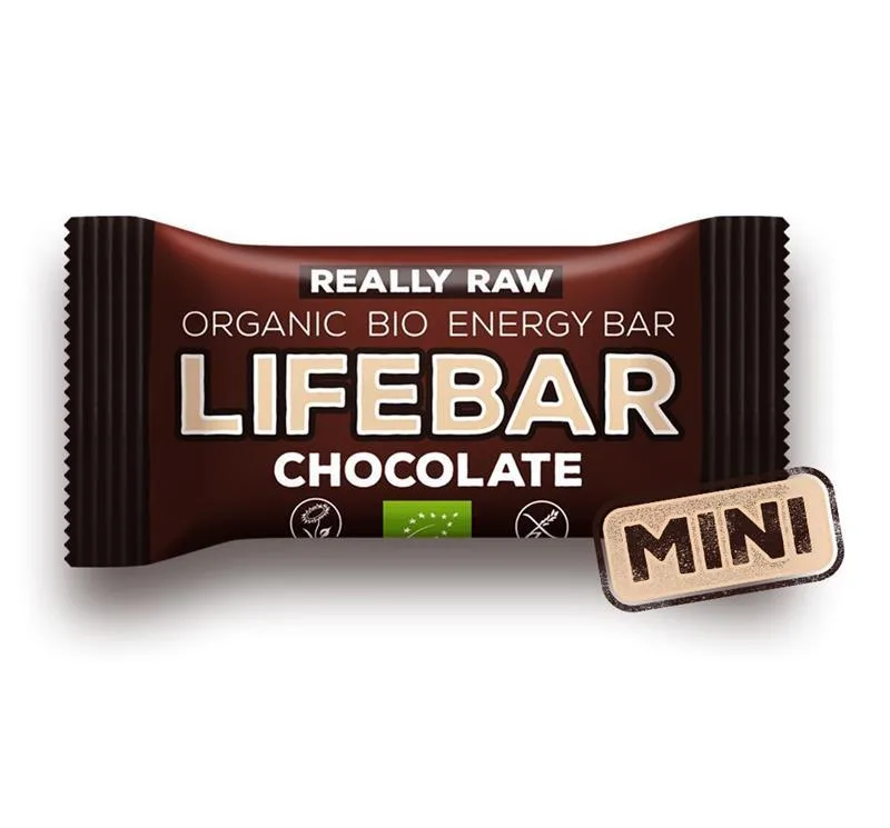 Baton cu ciocolata raw Lifebar Bio, 25g, Lifefood — preț și oferte