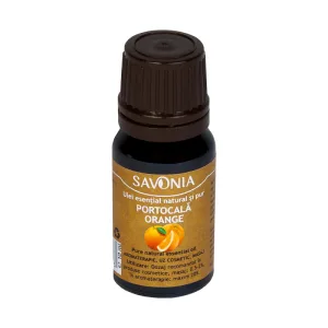 Ulei esential natural si pur de portocala, 10ml, Savonia