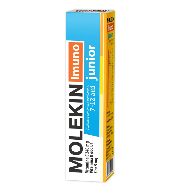 Molekin Imuno Junior, 20 comprimate efervescente, Zdrovit — preț și oferte