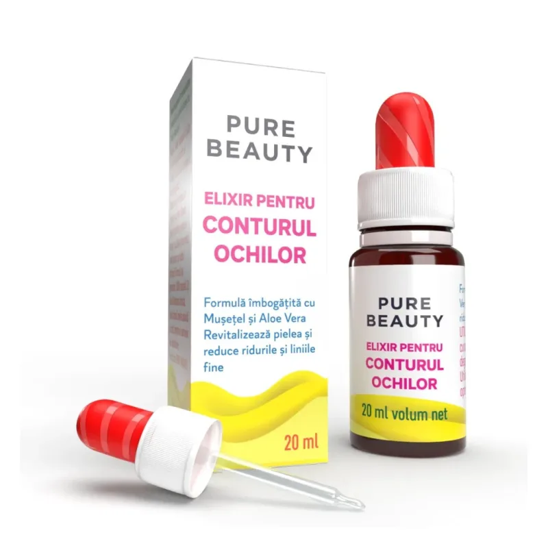 Elixir pentru conturul ochilor Pure Beauty, 20ml, Justin Pharma — preț și oferte