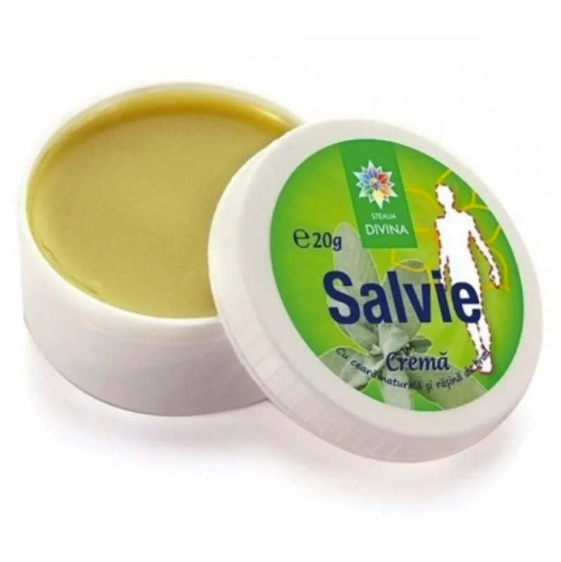 Crema naturala cu salvie, 20g, Steaua Divina — preț și oferte