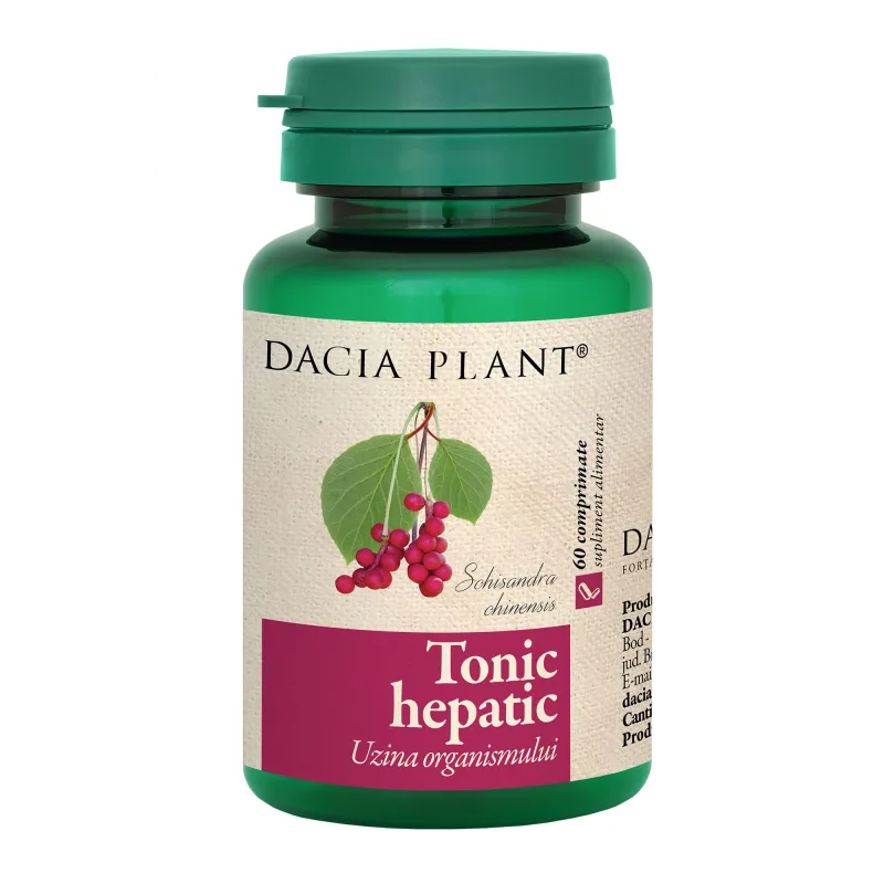 Tonic Hepatic  60 compr. Dacia Plant — preț și oferte