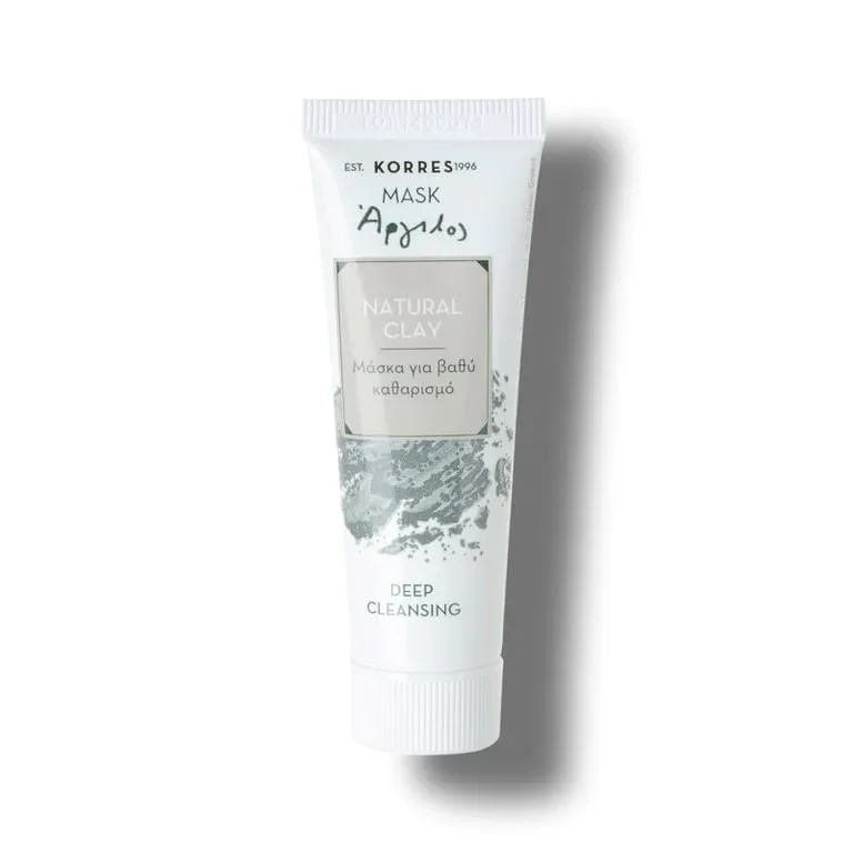 Masca purifianta pentru fata Natural Clay, 18ml, Korres — preț și oferte