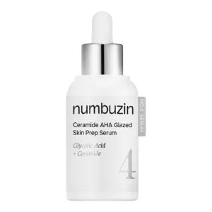Ser de fata No.4 Ceramide AHA Glazed Skin Prep, 30 ml, Numbuzin