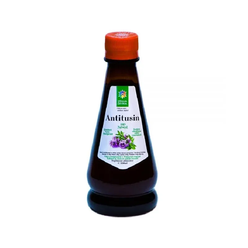 Sirop Antitusin, 250 ml, Steaua Divina — preț și oferte