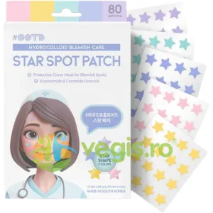 Plasturi Hidrocolidali Anti-Acnee Star Spot Patch 80buc