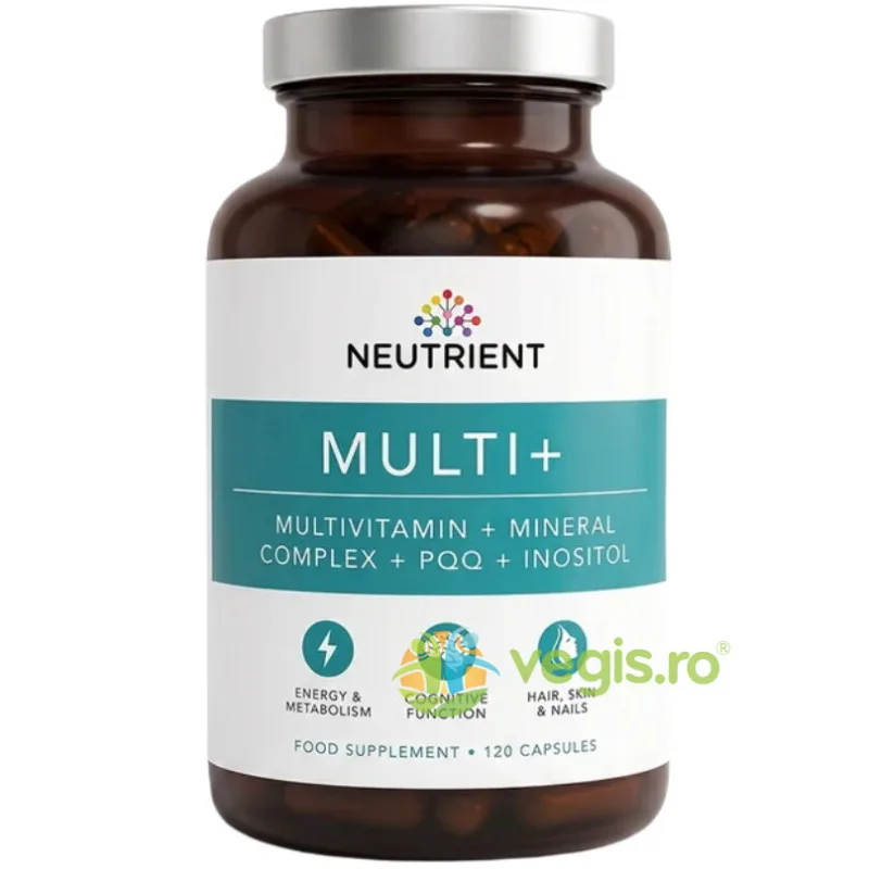 Multi+ (Multivitamine + Complex de Minerale + PQQ + Inositol) 120cps NEUTRIENT — preț și oferte