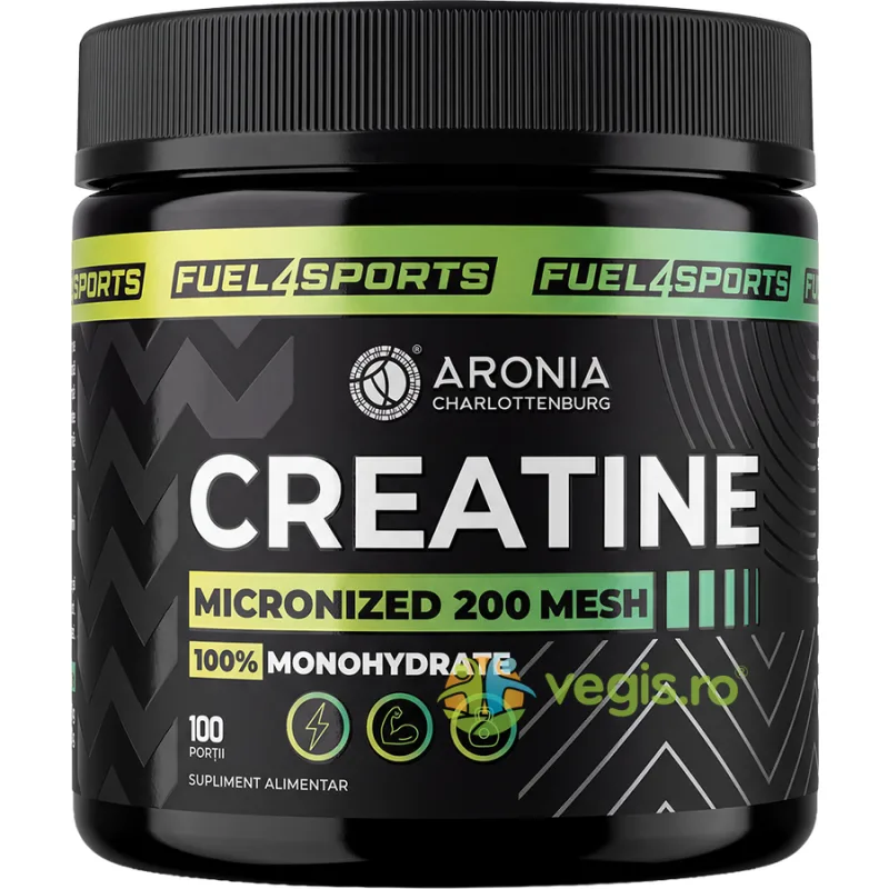 Creatina Micronizata 200 Mesh 100% Monohidrata 100 portii Aronia Charlottenburg — preț și oferte