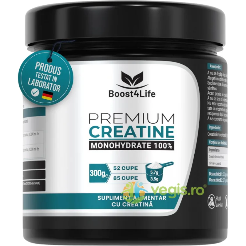 Premium Creatine Monohydrate 100% 300g — preț și oferte