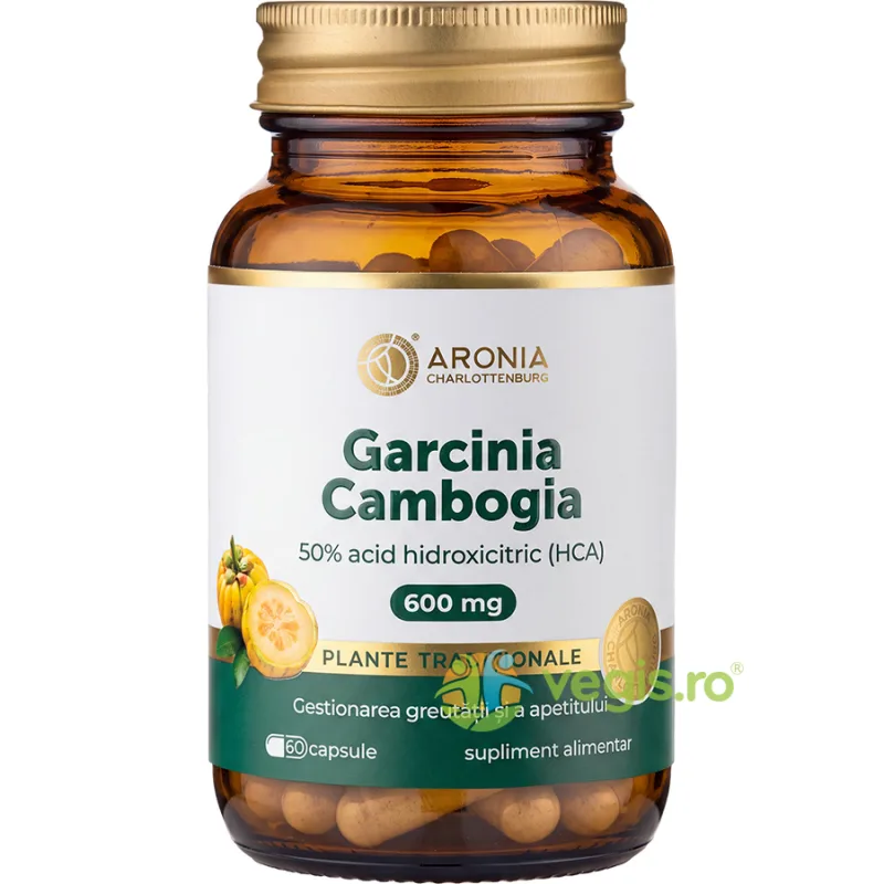 Garcinia Cambogia 600mg 60cps Aronia Charlottenburg — preț și oferte