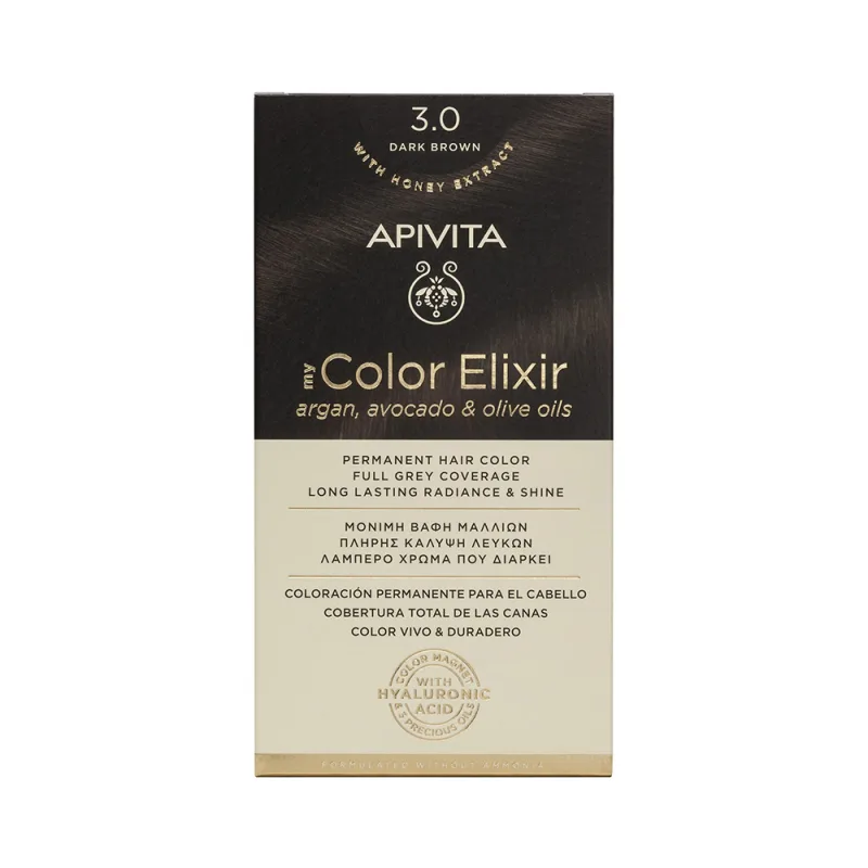 Apivita My Color Elixir Vopsea de par, N3.0 — preț și oferte