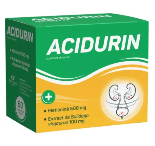 Acidurin, 60 comprimate filmate, Uractiv — preț și oferte