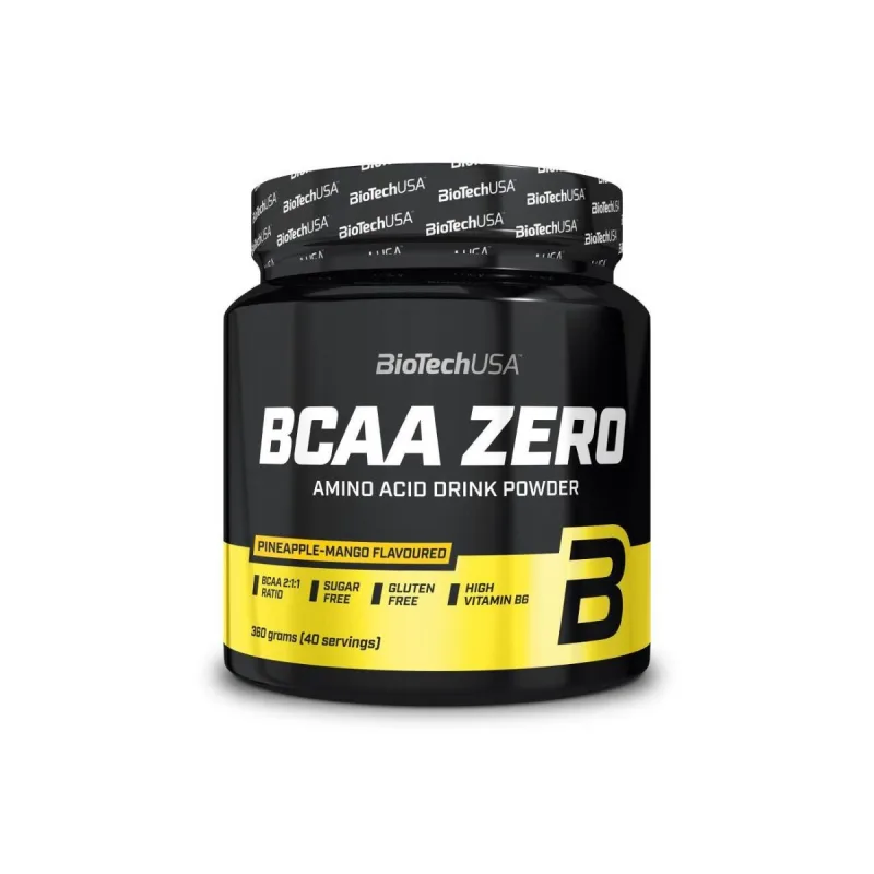 BCAA ZERO cu aroma de ananas si mango, 360g, BiotechUSA — preț și oferte