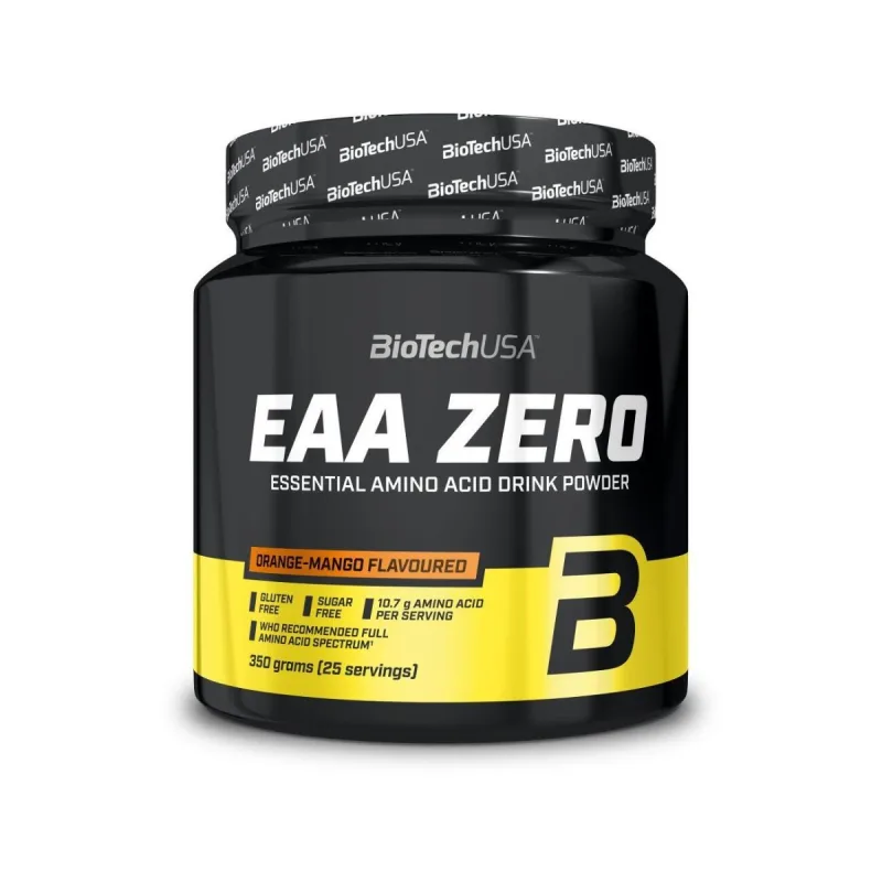 EAA ZERO cu aroma de portocala si mango, 350g, BiotechUSA — preț și oferte