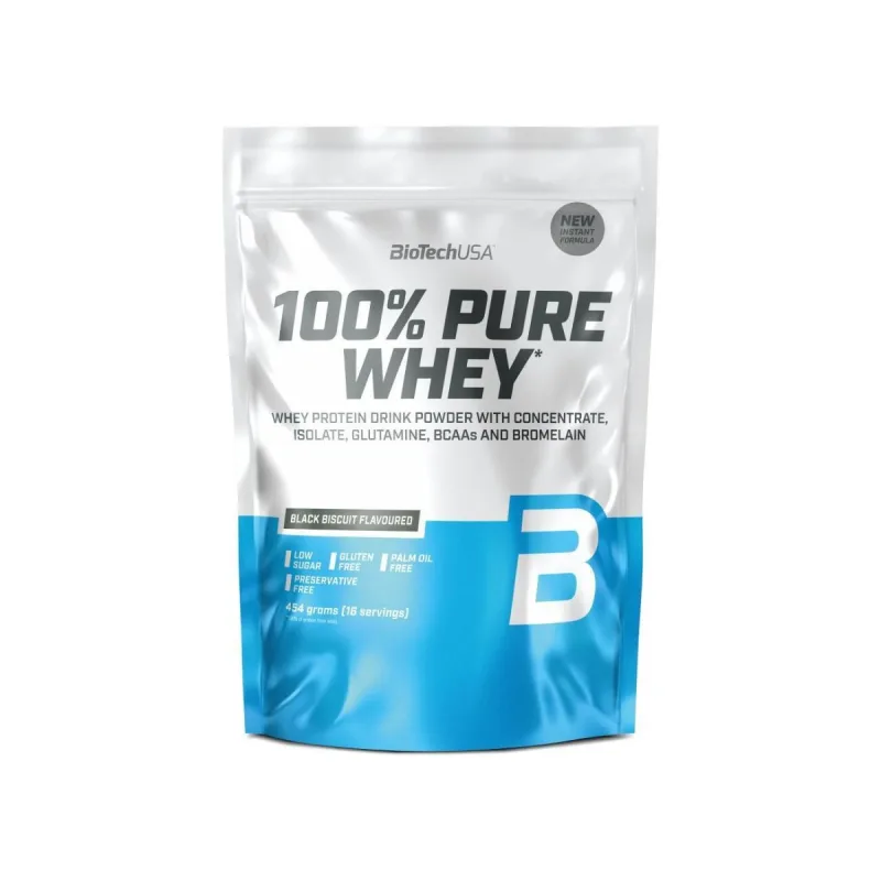 Pudra proteica cu aroma de biscuiti negri, 454g, BiotechUSA — preț și oferte