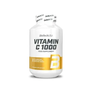 Vitamina C 1000, 100 tablete, BiotechUSA