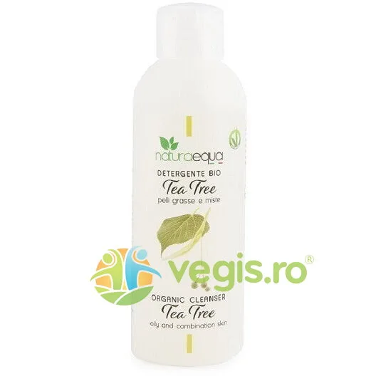 Demachiant Facial cu Arbore de Ceai pentru Ten Gras 150ml NATURAEQUA — preț și oferte