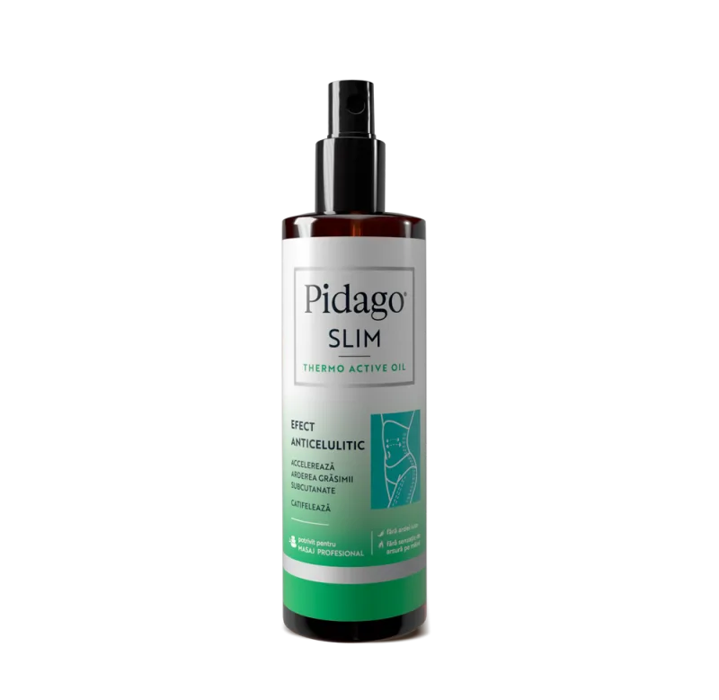 Ulei termoactiv cu efect anticelulitic Pidago Slim, 150ml, Doctor Fiterman — preț și oferte