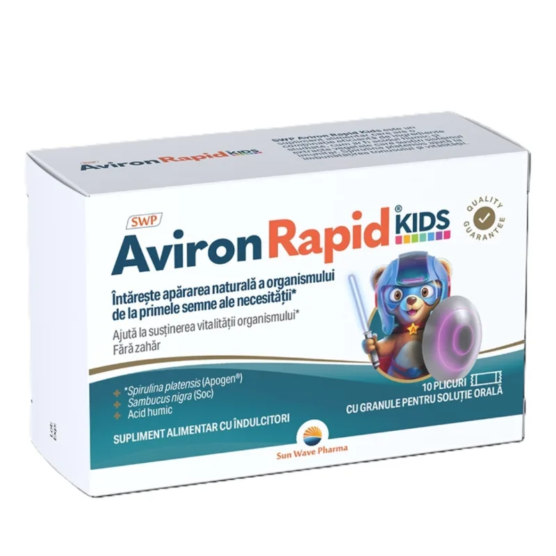 Aviron Rapid Kids, 10 plicuri, Sun Wave Pharma — preț și oferte