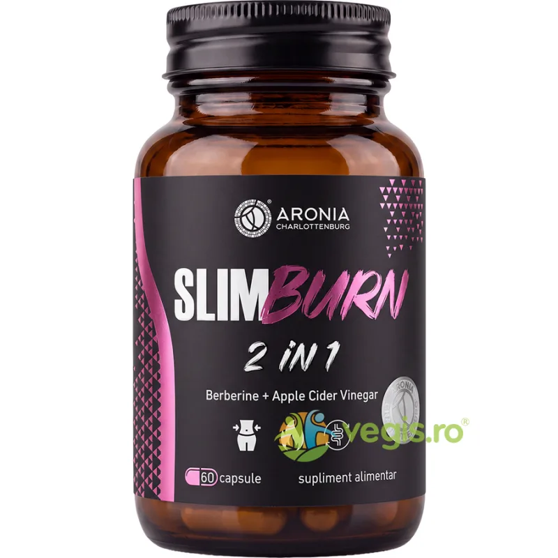 SlimBurn 2in1 Berberine + Apple Cider Vinegar 60cps Aronia Charlottenburg — preț și oferte