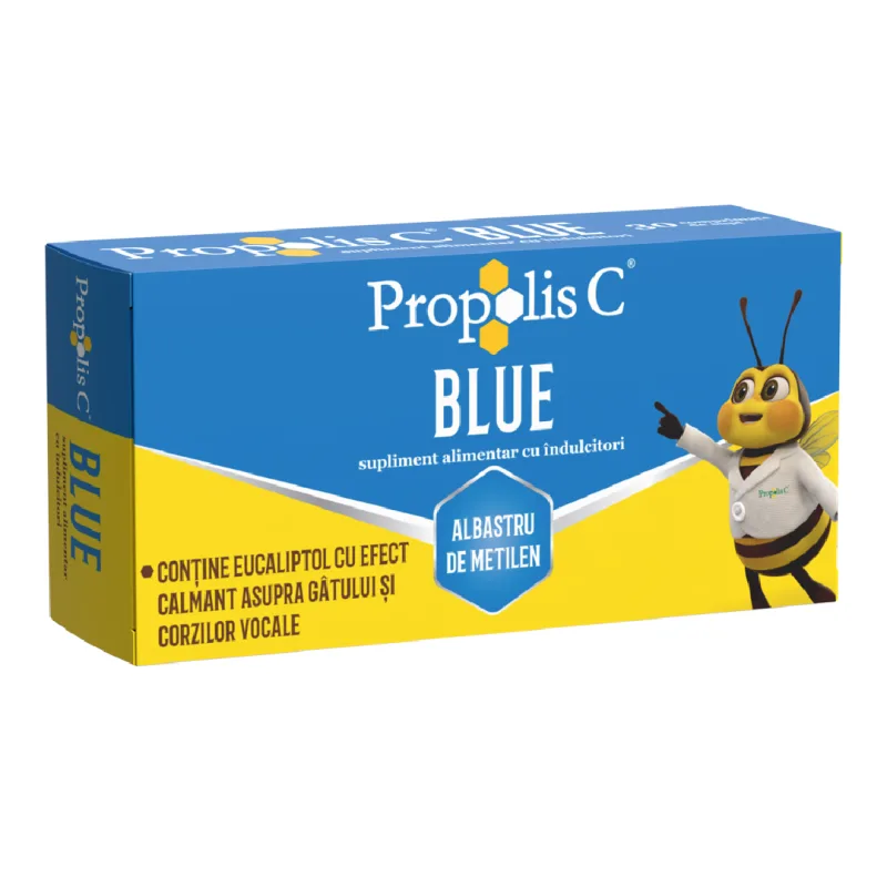 Propolis C Blue, 30 comprimate, Fiterman FITERMAN PHARMA — preț și oferte