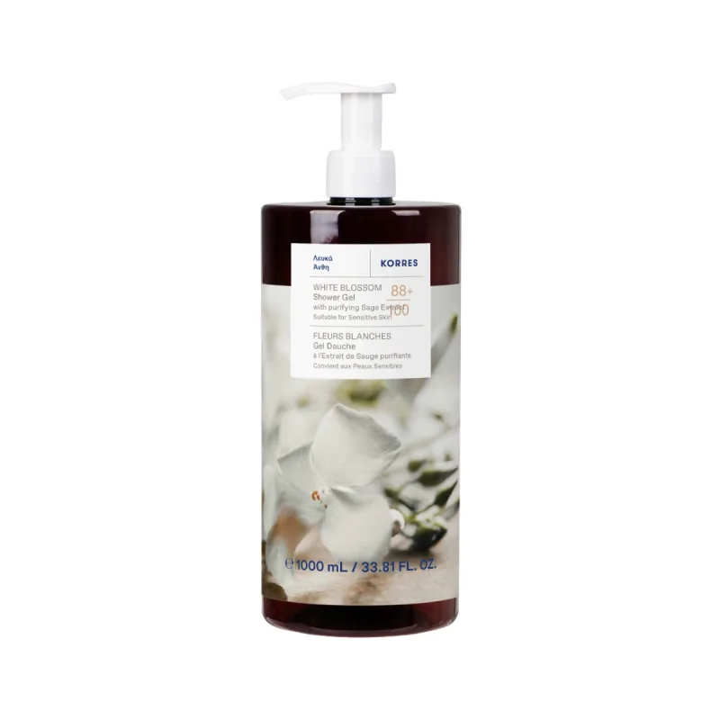 Gel de dus White Blossom, 1000ml, Korres — preț și oferte