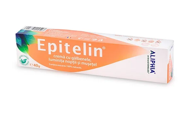 Epitelin unguent cu Galbenele Aliphia, 40g, Exhelios — preț și oferte