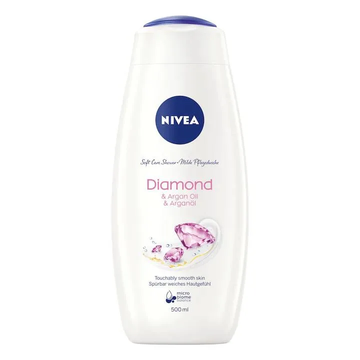 Gel de dus hidratant Care & Diamond, 500ml, Nivea — preț și oferte