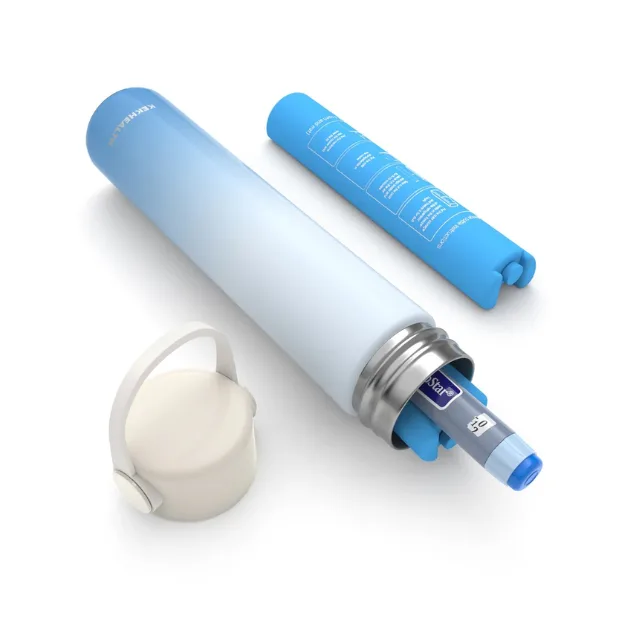 Termos portabil pentru insulina, capacitate 1 stilou, Kekhealth Holiday, Azure Blue — preț și oferte