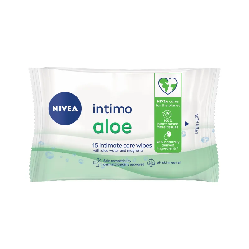 Servetele pentru igiena intima cu aloe vera, 15 bucati, Nivea — preț și oferte