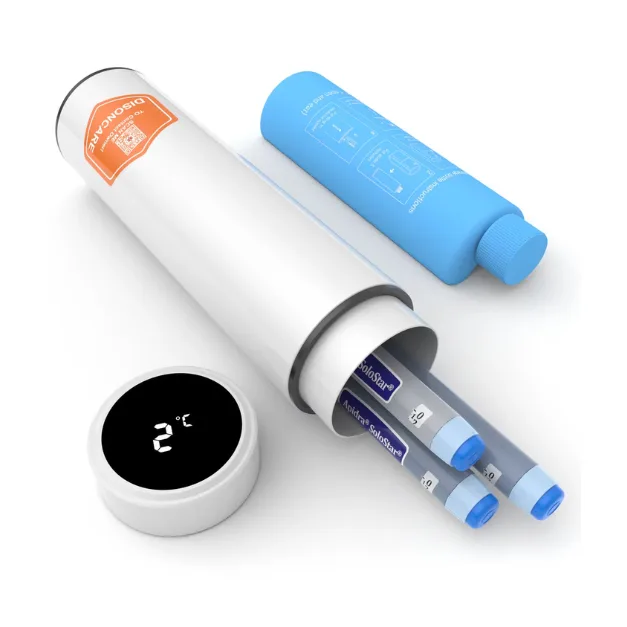 Termos portabil pentru insulina, capacitate 2-3 stilouri, Disoncare Odyssey Smart, White — preț și oferte