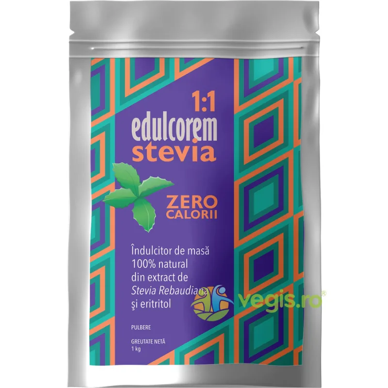 Edulcorem Stevia 1:1  1kg REMEDIA — preț și oferte