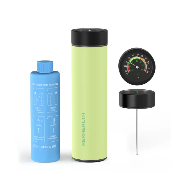 Termos portabil pentru insulina, capacitate 2-3 stilouri, Kekhealth Odyssey Smart Citron, Citron — preț și oferte