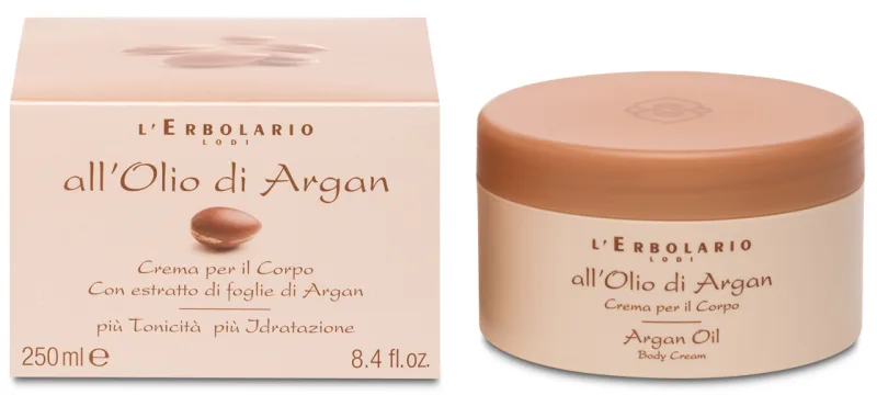 L'Erbolario Crema de corp cu ulei de argan, 250ml — preț și oferte