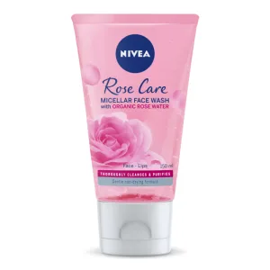 Gel de curatare 3 in 1 cu apa organica de trandafir Cleansing, 150ml, Nivea