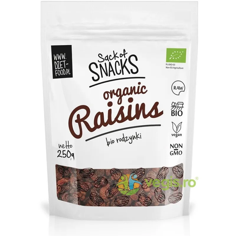 Stafide Sultana Ecologice/Bio 250g DIET FOOD — preț și oferte