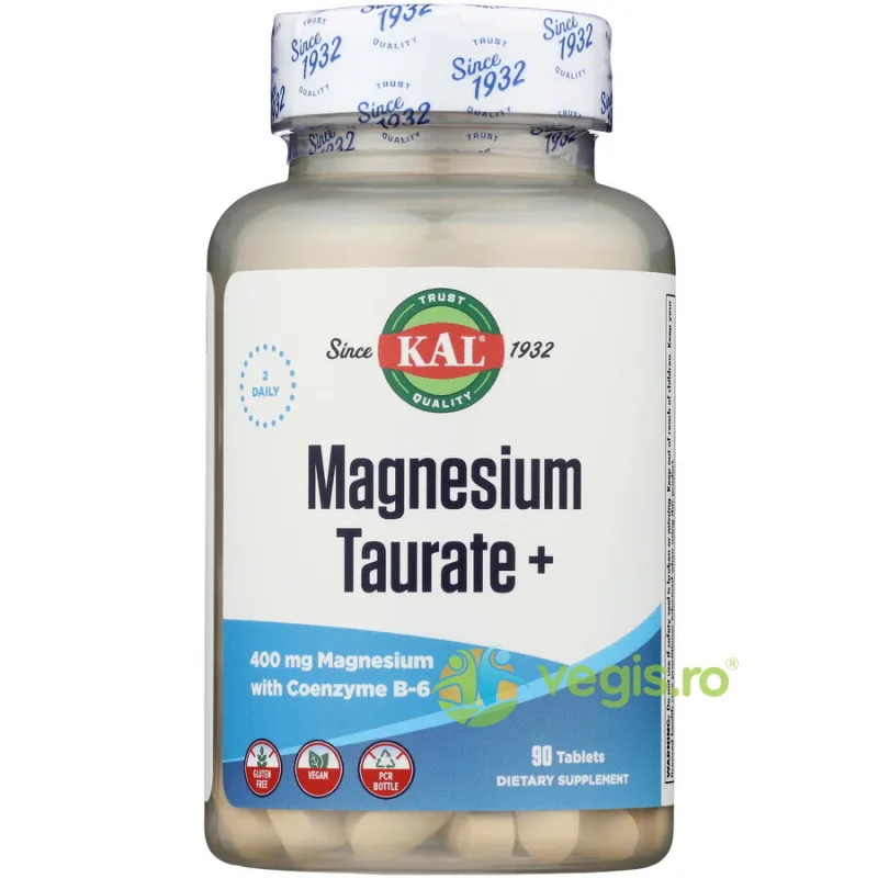 Magnesium Taurate Plus 400mg 90 tab Secom, Kal — preț și oferte