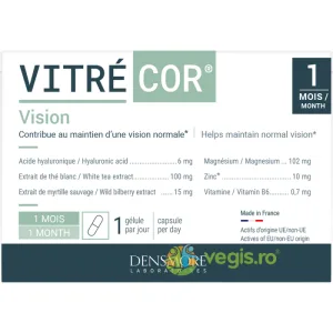 Vitrecor 30cps (Confort Vizual in Miodezopsii, Sustinerea Vederii Normale) 30cps vegetale